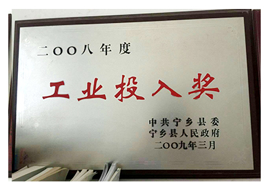 工业投入奖